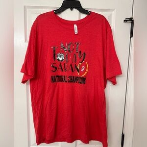 Unisex Georgia Bulldogs National Championship Tshirt